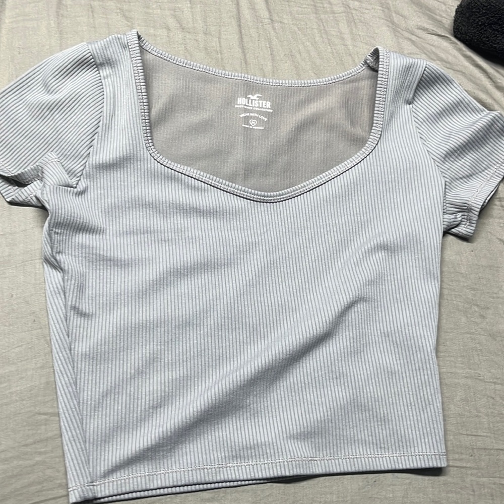 Hollister seamless square neck crop top
